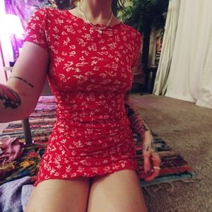 Two pieve set skirt and slim fit shirt